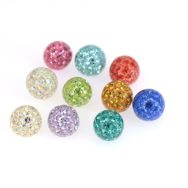 10Pcs 16g&14g 3-5mm Tongue Bar - Body Jewelry Replacement Ball recension och pris