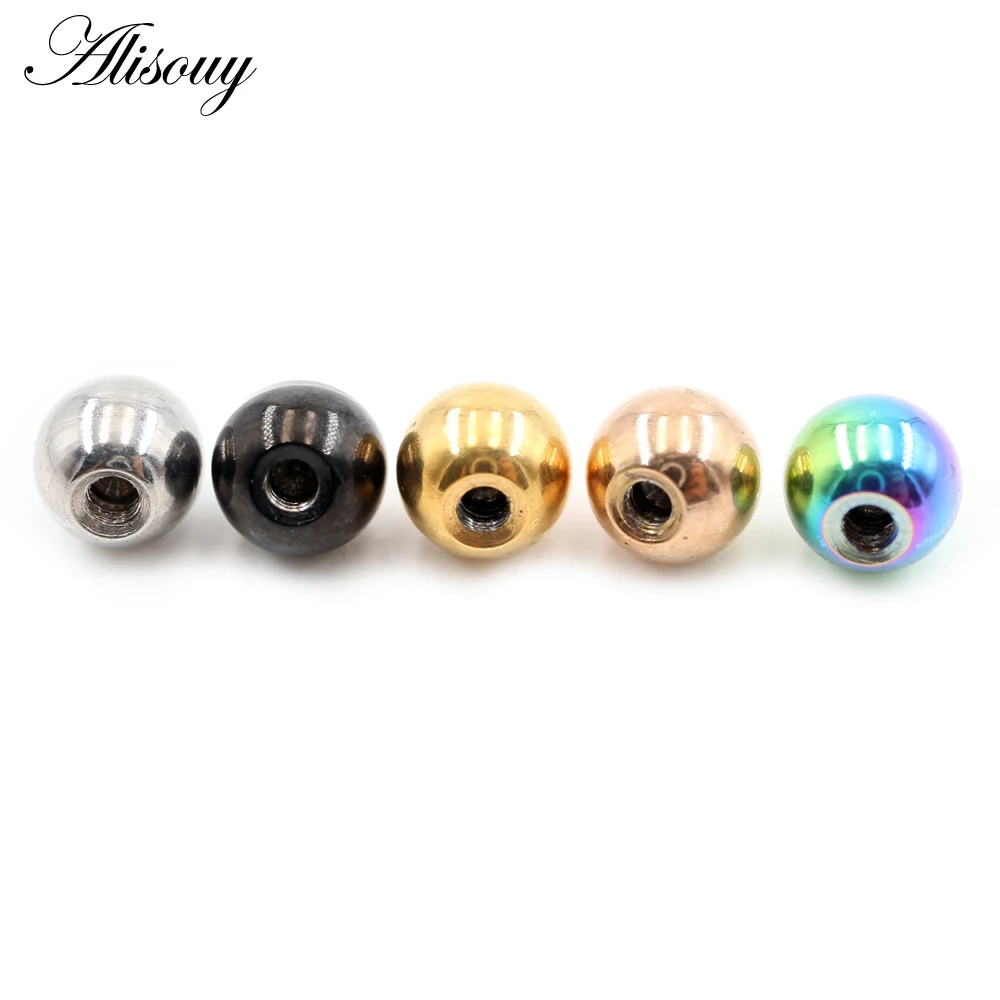 2 Pieces 14G/16G Zircon Stainl - Body Jewelry Replacement Ball recension och pris