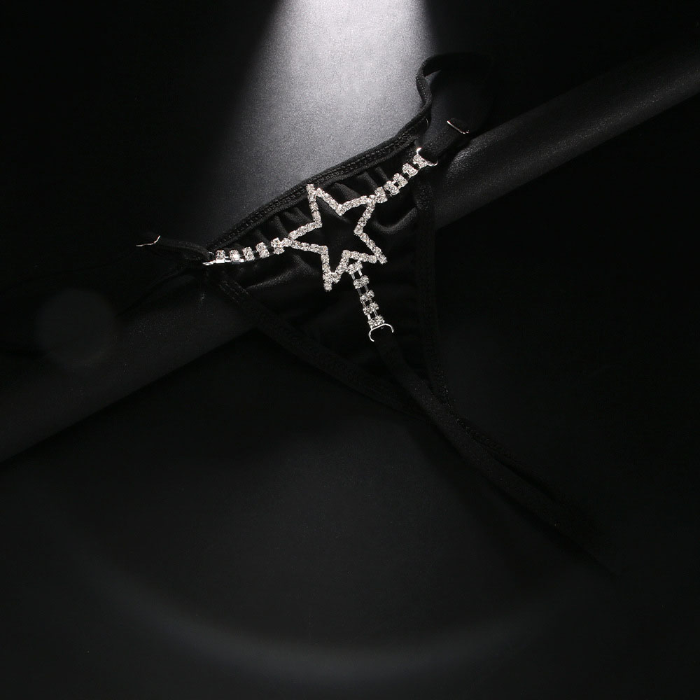Sexy Crystal Star Waist Thong  - Body Jewelry Retainers recension och pris