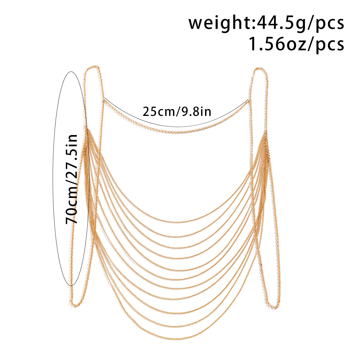 Classic Multi layered Tassel B - Body Jewelry Retainers recension och pris
