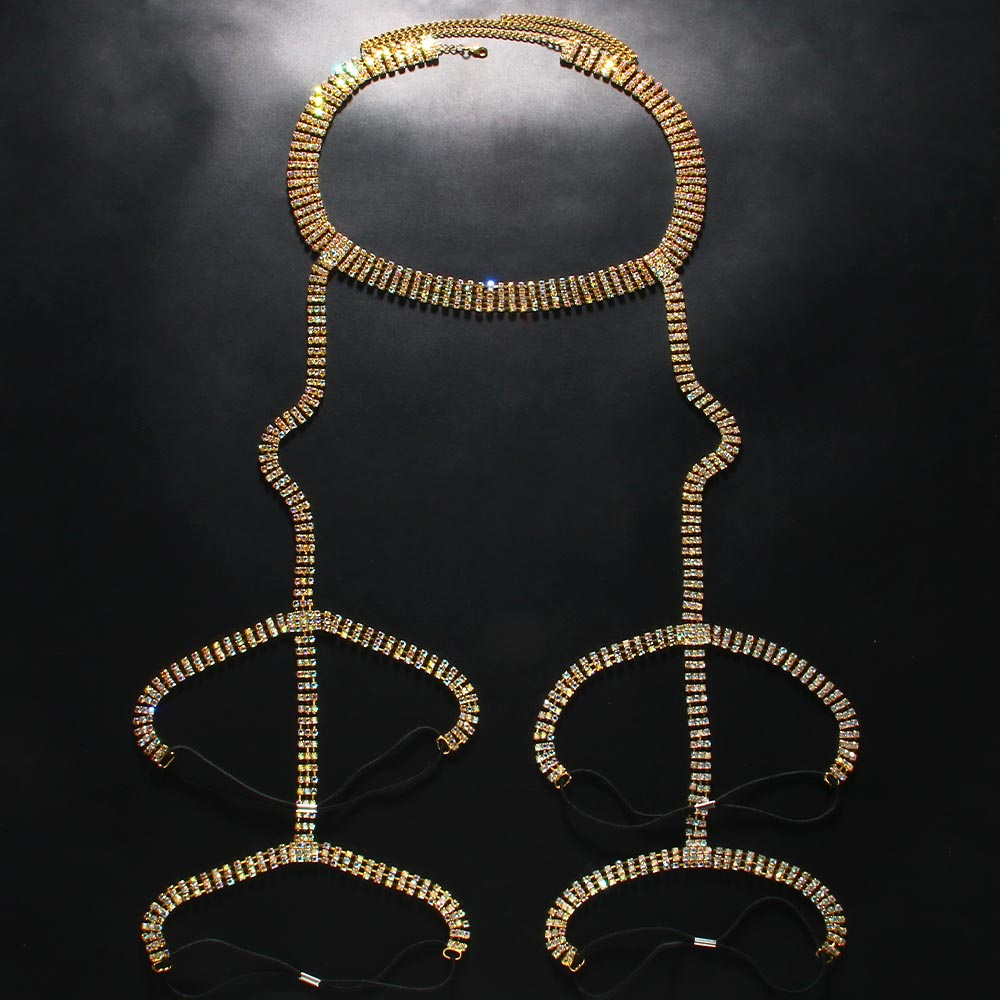 Stonefans Rhinestone Thigh Gar - Body Jewelry Retainers recension och pris