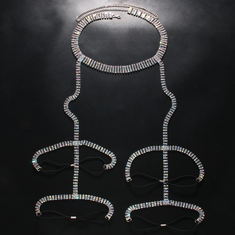 Stonefans Rhinestone Thigh Gar - Body Jewelry Retainers recension och pris