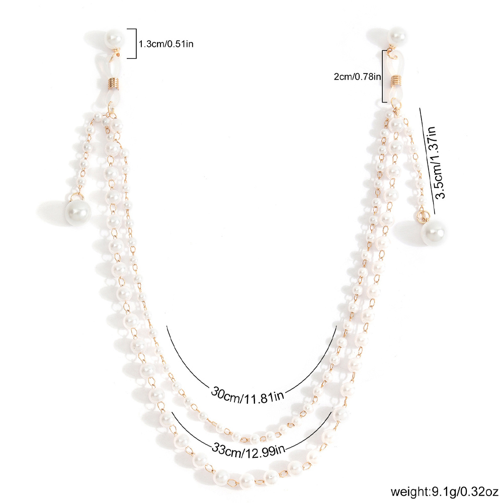Imitation Pearl Tassel Chest C - Body Jewelry Retainers recension och pris