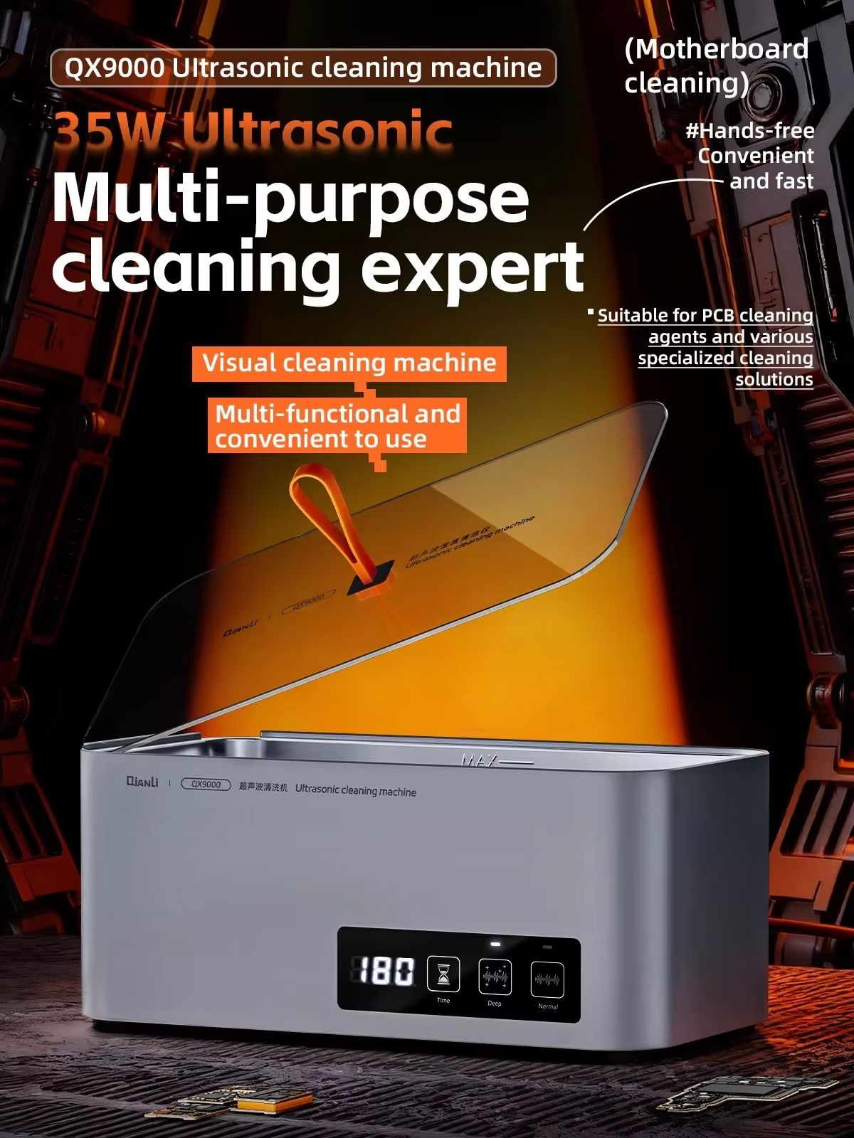 QIANLI QX9000 Ultrasonic Clean - Body Jewelry Repair recension och pris