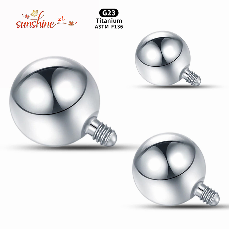 1PCS Internally Threaded Ball  - Body Jewelry Replacement Ball recension och pris