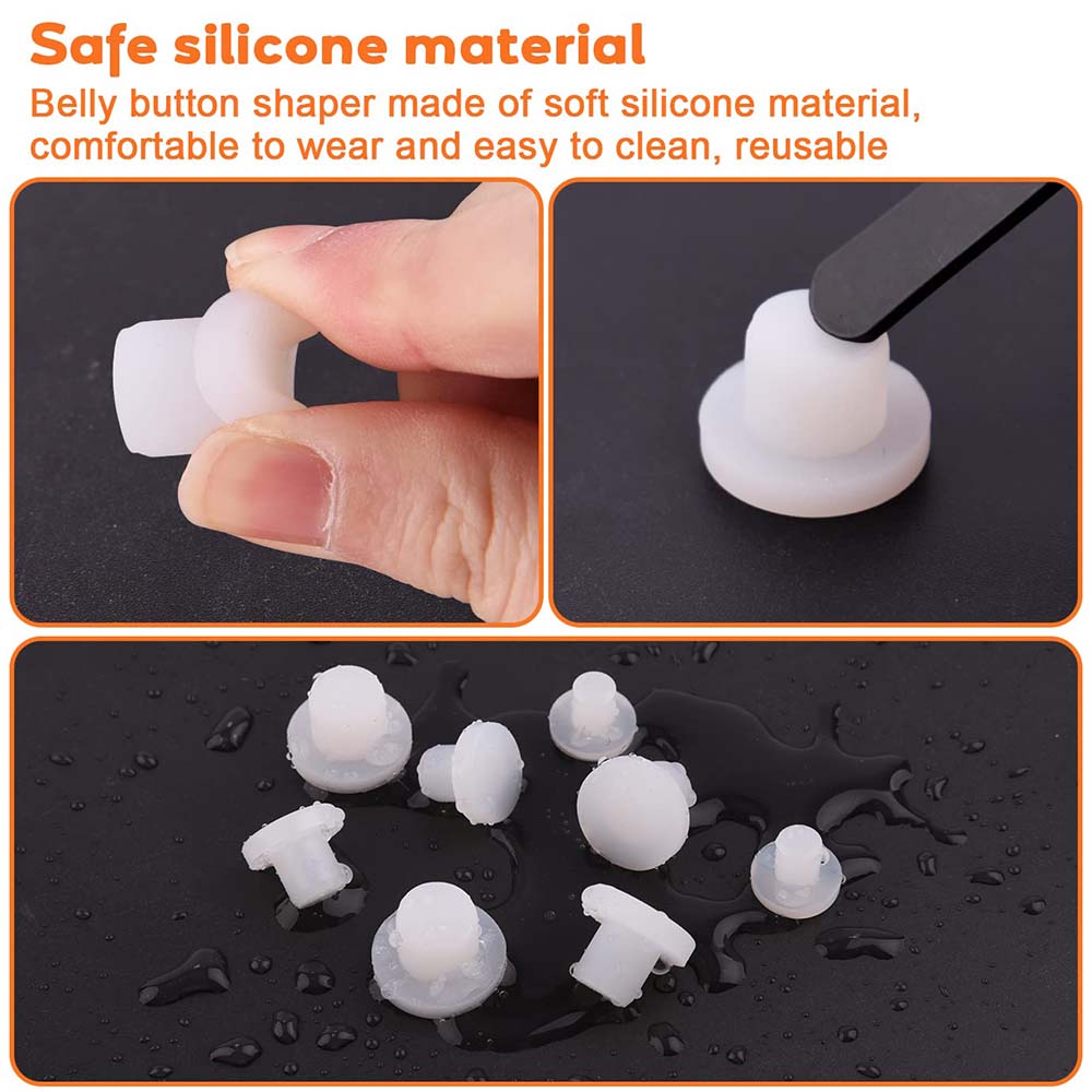 1PC Silicone Belly Button Plug - Body Jewelry Repair recension och pris