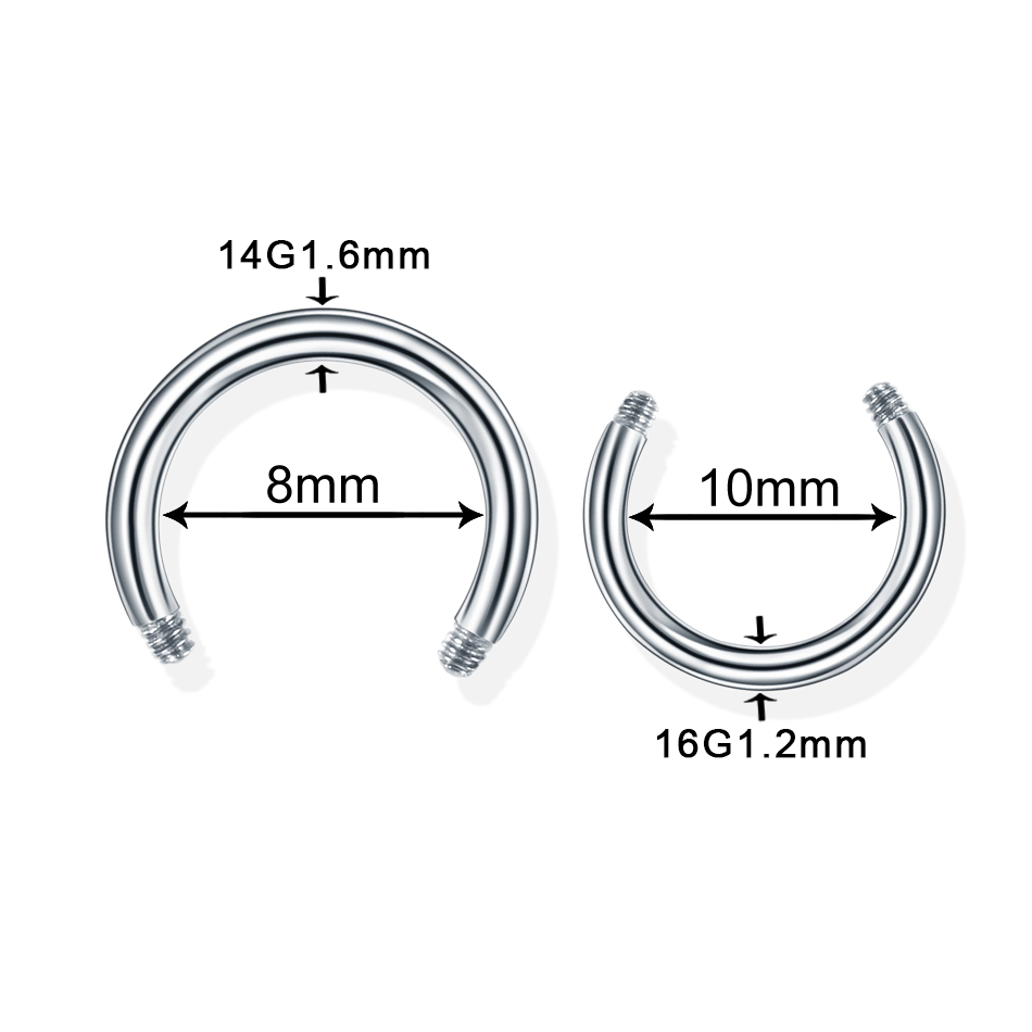 100pcs/lot Steel Earring Barbe - Body Jewelry Replacement Ball recension och pris