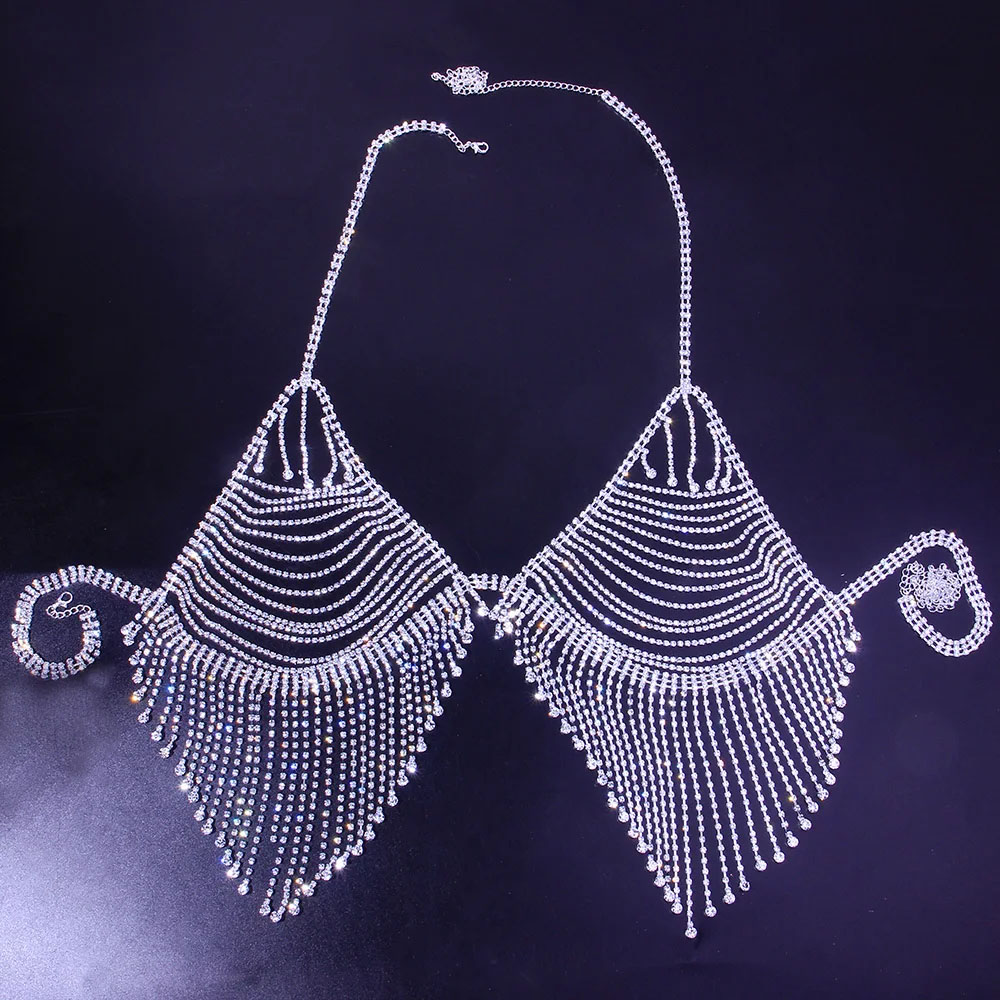 Bling Rhinestone Tassel Body C - Body Jewelry Retainers recension och pris