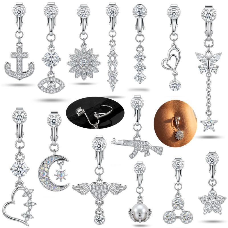 1Pcs Trendy Angel Belly Button - Body Jewelry Surgical Steel recension och pris