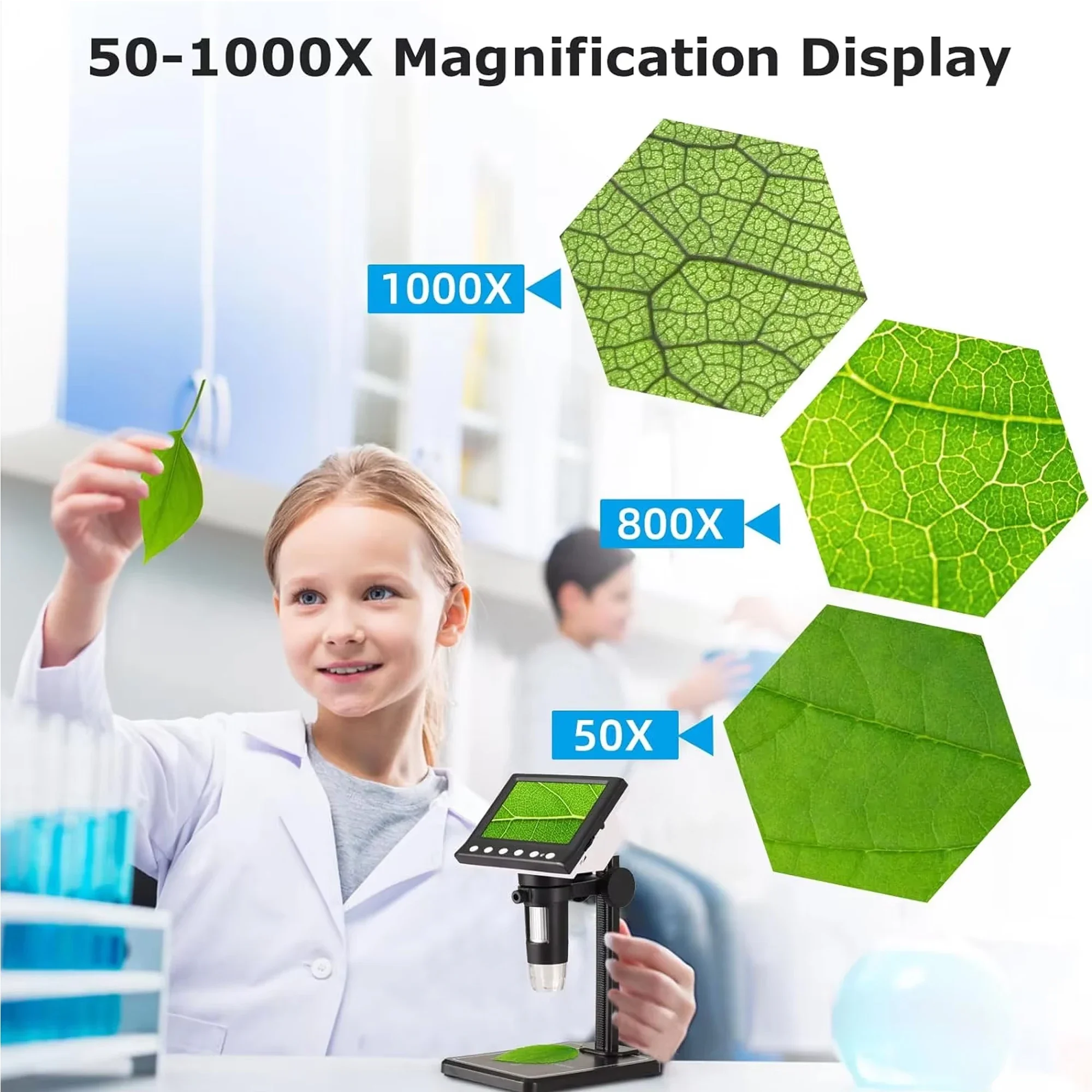 Portable 4K Digital Microscope - Body Jewelry Repair recension och pris