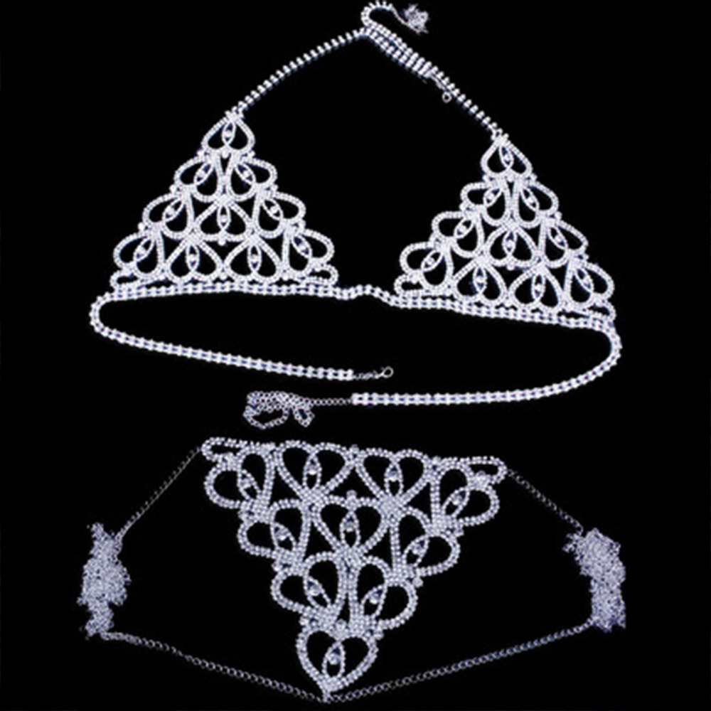 Fashion Rhinestone Heart Bra T - Body Jewelry Retainers recension och pris