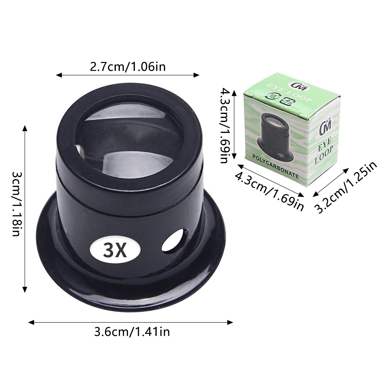 Watchmaker Eye Magnifying Glas - Body Jewelry Repair recension och pris