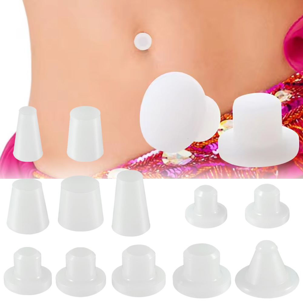 1-50PCS Silicone Belly Button  - Body Jewelry Repair recension och pris