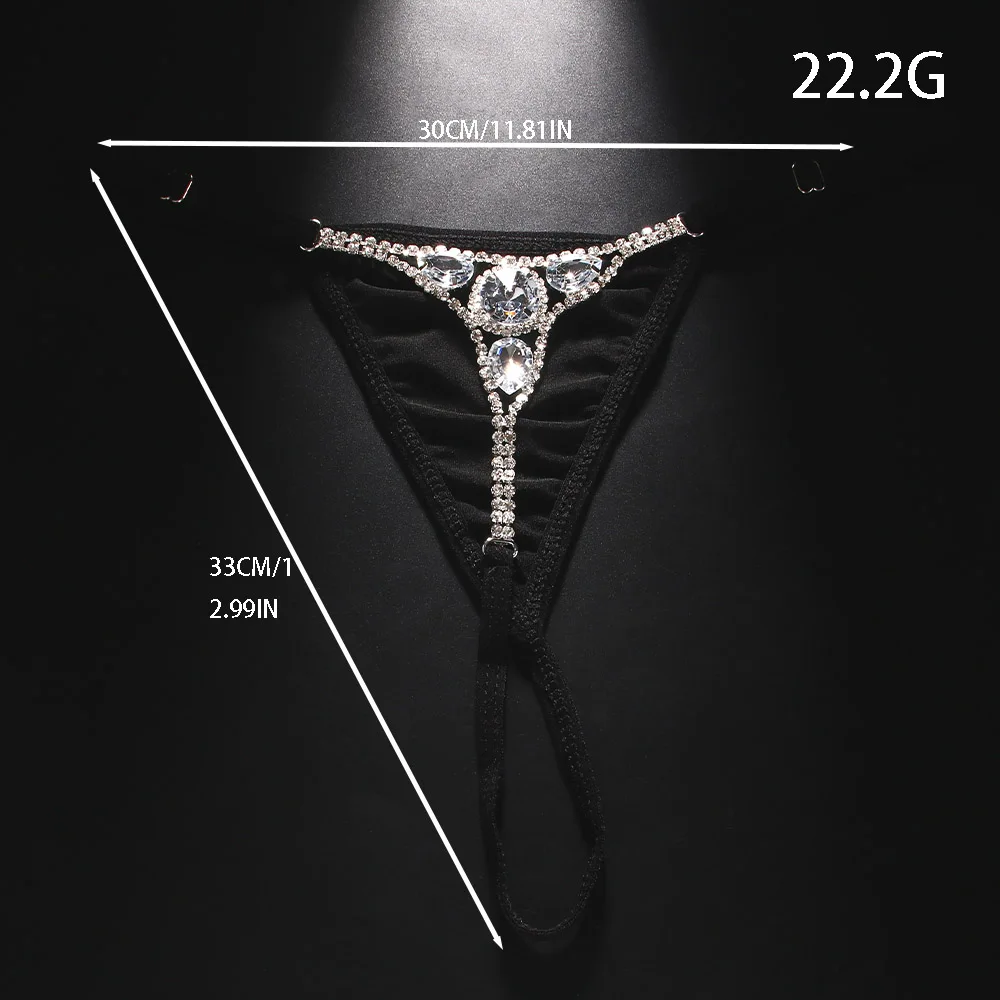 Sexy Round Rhinestone Thong Ad - Body Jewelry Retainers recension och pris