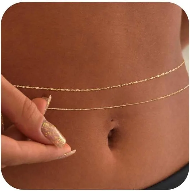 14k Gold Plated 26-33Inch Adju - Body Jewelry For You recension och pris