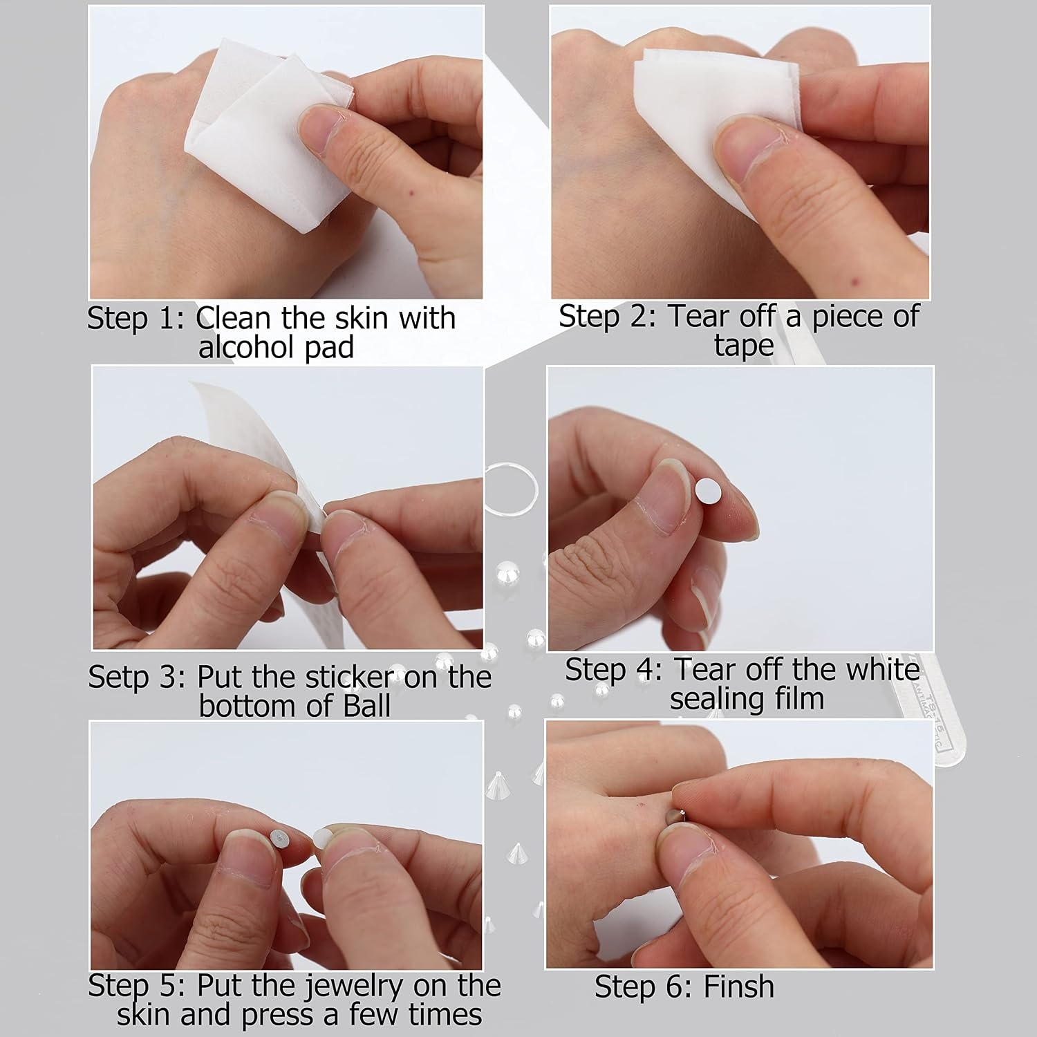 Drperfect Fake Eyebrow Ring Fa - Body Jewelry Replacement Ball recension och pris